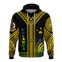Custom Malampa Province Vanuatu Hoodie Unique Black & Gold - Wonder Print Shop