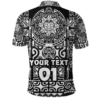 Custom Marquesas Islands Polo Shirt Marquesan Tattoo Unique Style Black LT8 - Wonder Print Shop