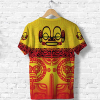 Marquesas Islands T Shirt Marquesan Tattoo Special Style Gradient Yellow LT8 - Wonder Print Shop