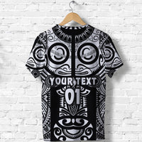 Custom Marquesas Islands T Shirt Marquesan Tattoo Original Style Black LT8 - Wonder Print Shop