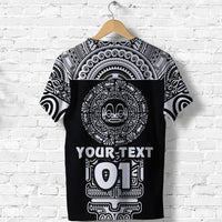 Custom Marquesas Islands T Shirt Marquesan Tattoo Simplified Version Black LT8 - Wonder Print Shop