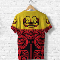 Marquesas Islands T Shirt Marquesan Tattoo Special Style Gradient Red LT8 - Wonder Print Shop