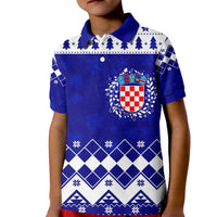 Adorable Croatia Marten With Advent Wreath Polo Shirt Christmas for Kid - Wonder Print Shop