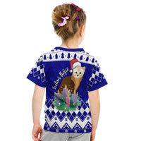 Adorable Croatia Marten With Advent Wreath Christmas Kid T Shirt - Wonder Print Shop