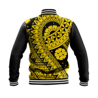Polynesian Masi Kesa Gold Style Baseball Jacket LT9 - Wonder Print Shop