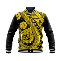 Polynesian Masi Kesa Gold Style Baseball Jacket LT9 - Wonder Print Shop