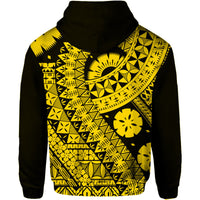 Polynesian Masi Kesa Gold Style Hoodie - Wonder Print Shop
