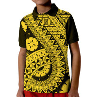 Polynesian Masi Kesa Gold Style Polo Shirt - Wonder Print Shop