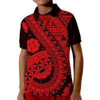 Polynesian Masi Kesa Red Style Polo Shirt - Wonder Print Shop