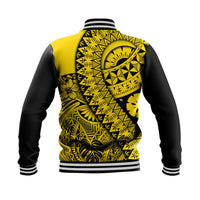 Polynesian Masi Kesa No2 Gold Style Baseball Jacket LT9 - Wonder Print Shop