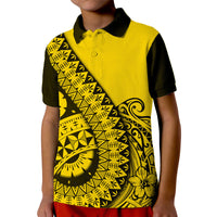 Polynesian Masi Kesa No2 Gold Style Polo Shirt - Wonder Print Shop