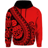 Polynesian Masi Kesa No2 Red Style Hoodie - Wonder Print Shop