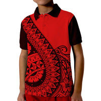 Polynesian Masi Kesa No2 Red Style Polo Shirt - Wonder Print Shop