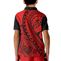 Polynesian Masi Kesa No2 Red Style Polo Shirt - Wonder Print Shop
