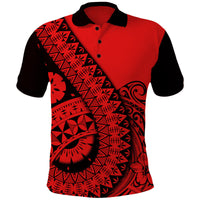 Polynesian Masi Kesa No2 Red Style Polo Shirt - Wonder Print Shop