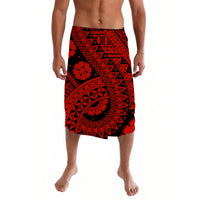 Polynesian Masi Kesa Red Style Lavalava - Wonder Print Shop