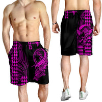 hawaii-polynesian-warrior-kakau-men-shorts-purple