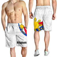 pilipinas-men-shorts-simple-style-white