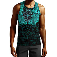 viking-clothing-viking-odins-celtic-two-ravens-cyan-version-men-tank-top