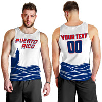 (Custom Personalised And Number) Baseball 2023 Puerto Rico Men Tank Top LT6