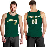 (Custom Personalised And Number) Baseball 2023 Australia Men Tank Top LT6