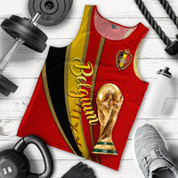 (Custom Personalied) Belgium Football World Cup 2022 Men's Tank Top - LT2