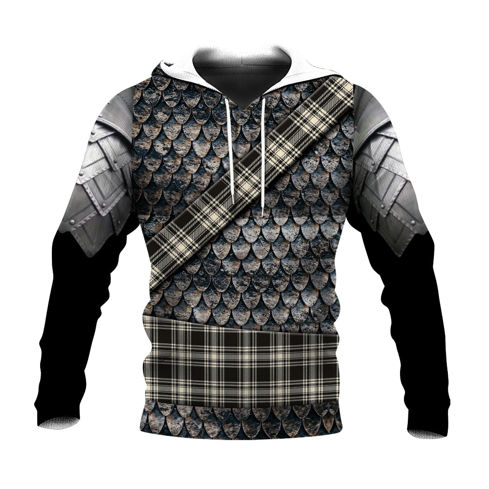 scottish-menzies-black-and-white-ancient-clan-tartan-warrior-hoodie