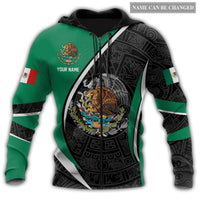 Mexico Green Style Personalized Hoodie - Wonder Print Shop