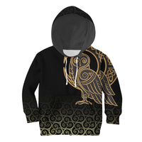 Viking Hoodie Kid Owl Celtic On Triskele Background RLT12 - Wonder Print Shop