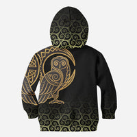 Viking Hoodie Kid Owl Celtic On Triskele Background RLT12 - Wonder Print Shop