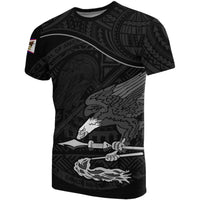 American Samoa T Shirts American Samoa Flag Seal BLack - Wonder Print Shop