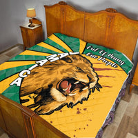 Jamaica Athletics Premium Quilt Jamaican Flag Mix Lion Sporty Style - Wonder Print Shop