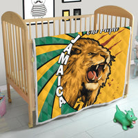 Jamaica Athletics Premium Quilt Jamaican Flag Mix Lion Sporty Style - Wonder Print Shop