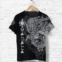 Viking Viking Warrior Valhalla T Shirt Style Vegvisir RLT12 - Wonder Print Shop