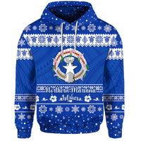 Custom Northern Mariana Islands Christmas Hoodie Simple Style LT8 - Wonder Print Shop