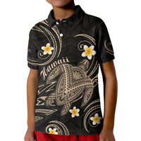 Hawaii Polo Shirt Hawaiian Turtle Plumeria Mixed Polynesian Nude Style - Wonder Print Shop