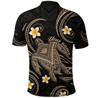 Custom Hawaii Polo Shirt Hawaiian Turtle Plumeria Mixed Polynesian Nude Style - Wonder Print Shop