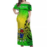 Cook Islands Matching Hawaiian Shirt And Dress Cook Islands Coat Of Arms Turtle Polynesian - Wonder Print Shop