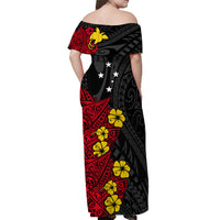 custom-personalised-papua-new-guinea-birds-of-paradise-women-off-shoulder-long-dress-red