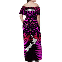 aotearoa-fern-off-shoulder-long-dress-new-zealand-hei-tiki-purple-style