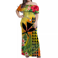 custom-personalised-hawaii-rainbow-tie-dye-long-sleeve-button-shirt-flowers-polynesian-hawaiian-tribal-ver02