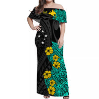 custom-personalised-papua-new-guinea-birds-of-paradise-women-off-shoulder-long-dress-turquoise