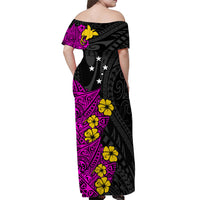 custom-personalised-papua-new-guinea-birds-of-paradise-women-off-shoulder-long-dress-pink