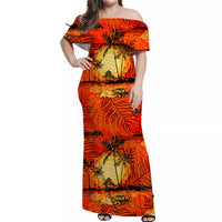 Hawaii Polynesian Matching Hawaiian Shirt And Dress Beautiful Sunshine LT13 - Wonder Print Shop