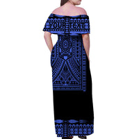 custom-personalised-polynesian-off-shoulder-long-dress-dashiki-with-polynesian-tattoo-royal-blue-version