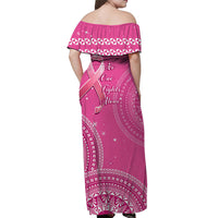tonga-breast-cancer-off-shoulder-long-dress-tongan-ngatu-pattern-no-one-fights-alone