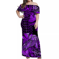 custom-personalised-hawaii-monk-seal-off-shoulder-long-dress-kakau-with-kanaka-purple
