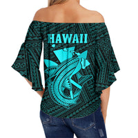 custom-personalised-hawaii-off-shoulder-waist-wrap-top-kakau-kanaka-maoli-combine-polynesian-shark-ver04
