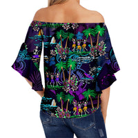 hawaii-skeleton-dancing-off-shoulder-waist-wrap-top-halloween-hawaiian-turtle