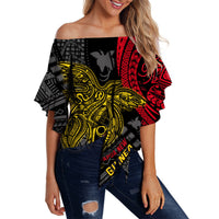 custom-personalised-papua-new-guinea-off-shoulder-waist-wrap-top-raggiana-birds-of-paradise-happy-47th-independence-day
